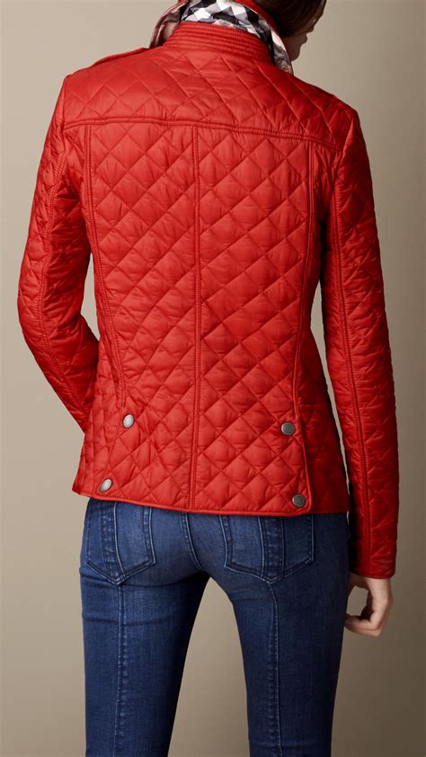 manteau femme burberry|Burberry quilted jacket.